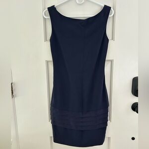 Vintage 90s Midnight Blue New Years Eve Dress Cocktail Party Outfit